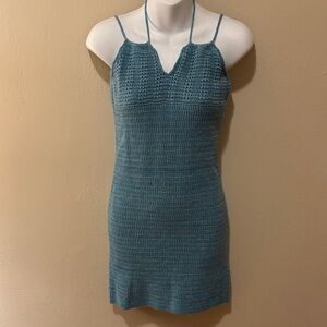 Olive & Oak Teal Mini Dress